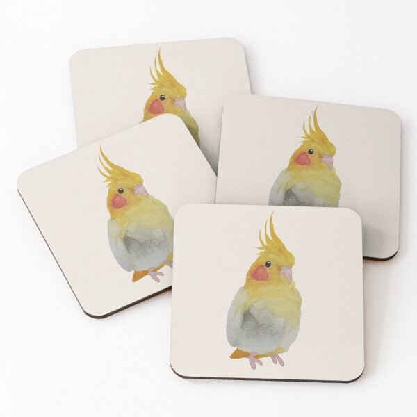Item preview, Watercolor Cockatiel designed and sold by Liv-Engler-Art.