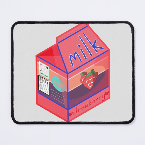 Item preview, Cute Strawberry Flavored Milk Carton designed and sold by sadimouto.