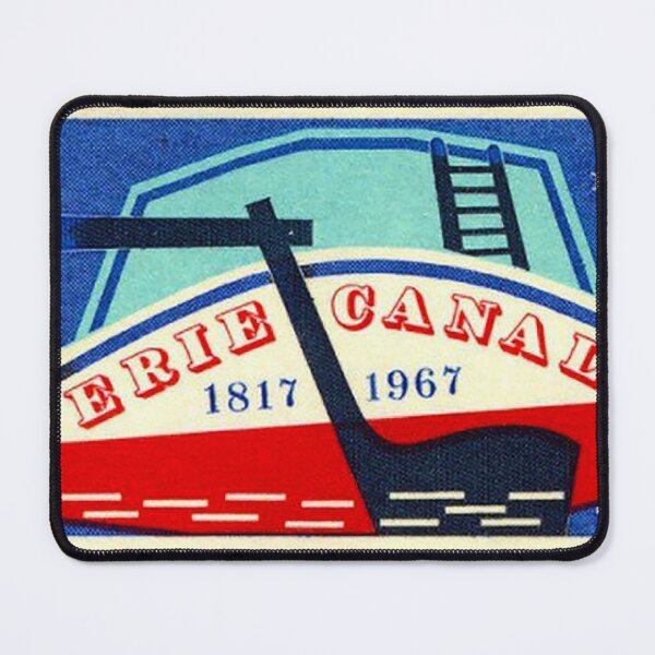 Item preview, Erie Canal 150th Anniversary US Postage Stamp, Erie Canal waterway, friggate, boat, 5 cents US Postage Stamp designed and sold by Nostrathomas66.