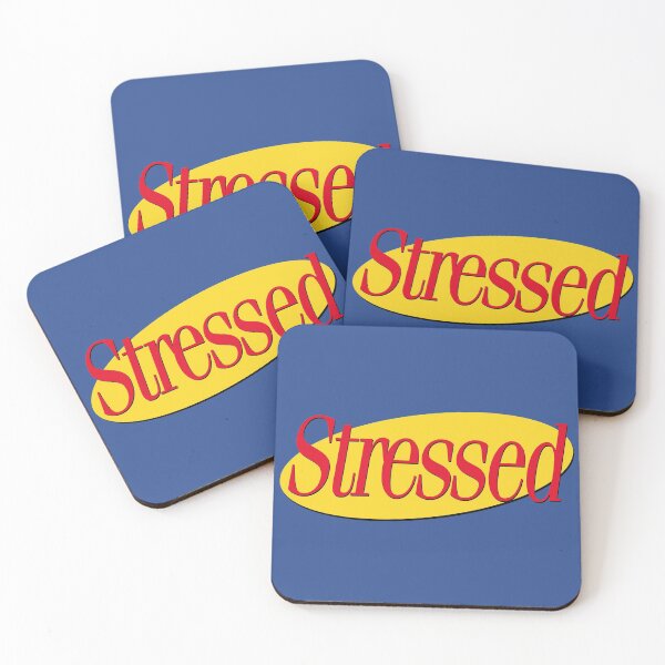 Item preview, Stressed Retro TV Show Logo Parody designed and sold by YabYumShop.