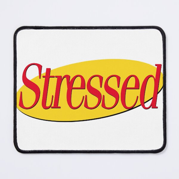 Item preview, Stressed Retro TV Show Logo Parody designed and sold by YabYumShop.