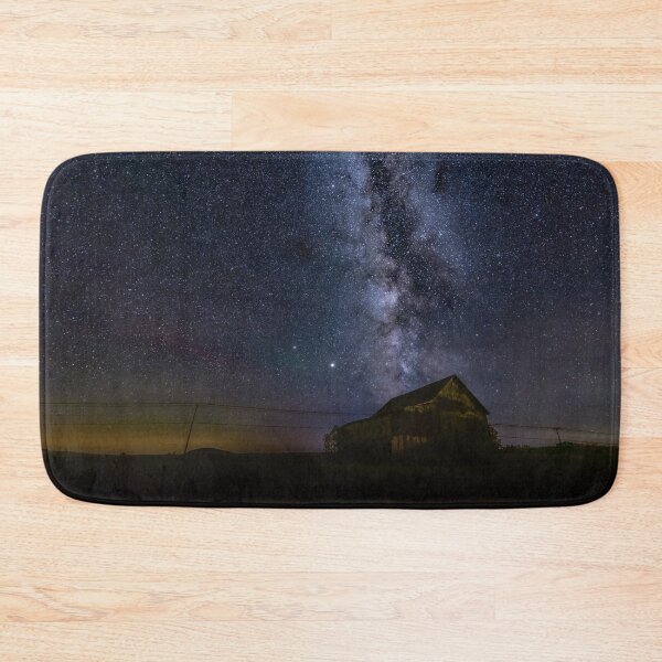 Item preview, Milkyway behind abandoned barn designed and sold by RezieMart.