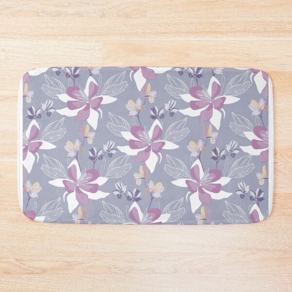 Item preview, Blossom Light Purple, White Flowers Seamless Pattern designed and sold by GeeHanz.
