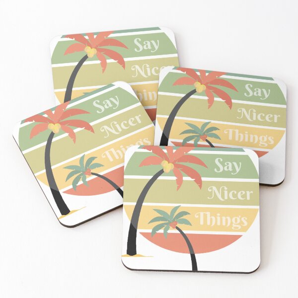 Item preview, Vintage Sunset Palm Trees Say Nicer Things for Men and Women designed and sold by Msdm21.