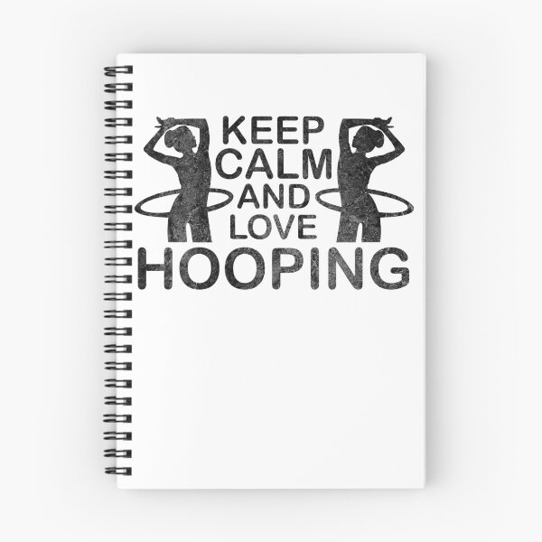 Item preview, Keep Calm And Love Hooping HulaHoop Hulagirl designed and sold by DerNerd.