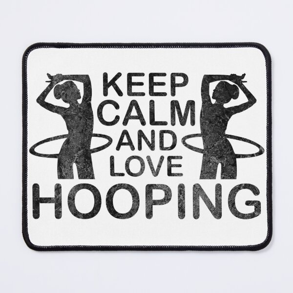 Item preview, Keep Calm And Love Hooping HulaHoop Hulagirl designed and sold by DerNerd.