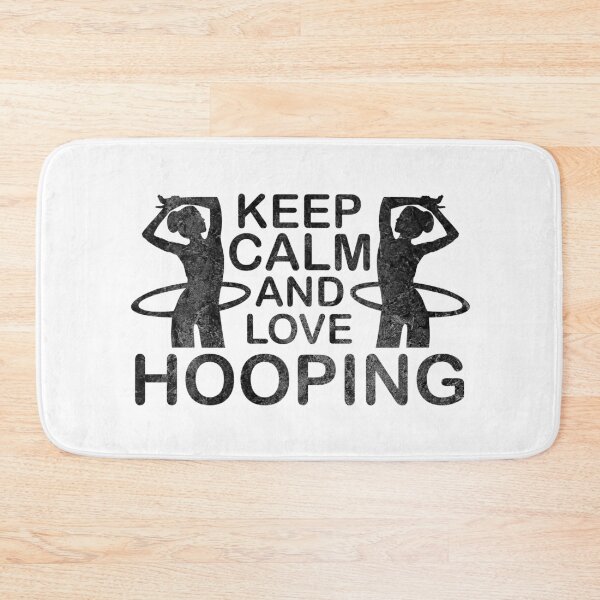 Item preview, Keep Calm And Love Hooping HulaHoop Hulagirl designed and sold by DerNerd.