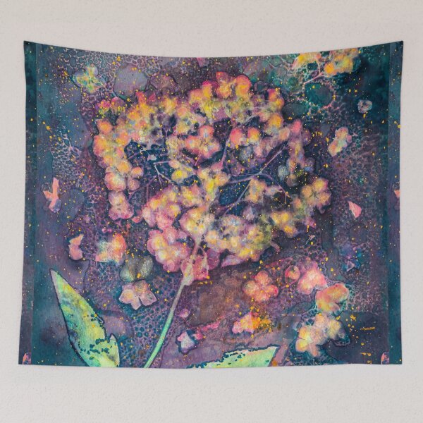 Item preview, Hydrangea cyanotype designed and sold by Red Witch Art.