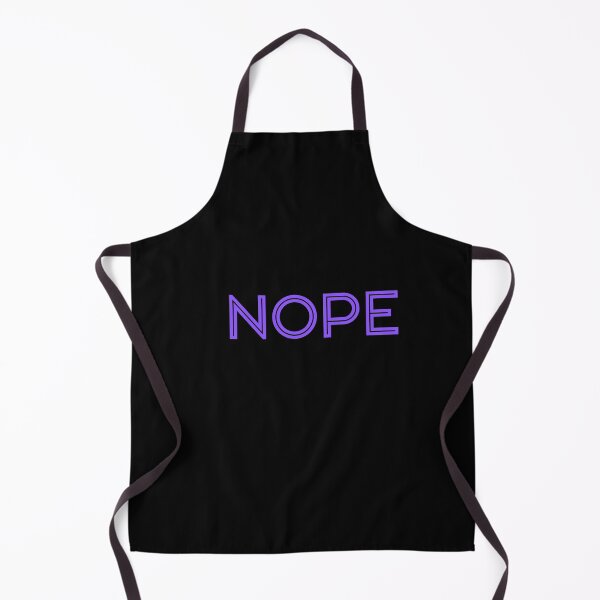 Item preview, Nope (Funny Minimalist) - Purple Block designed and sold by SilkenDove.