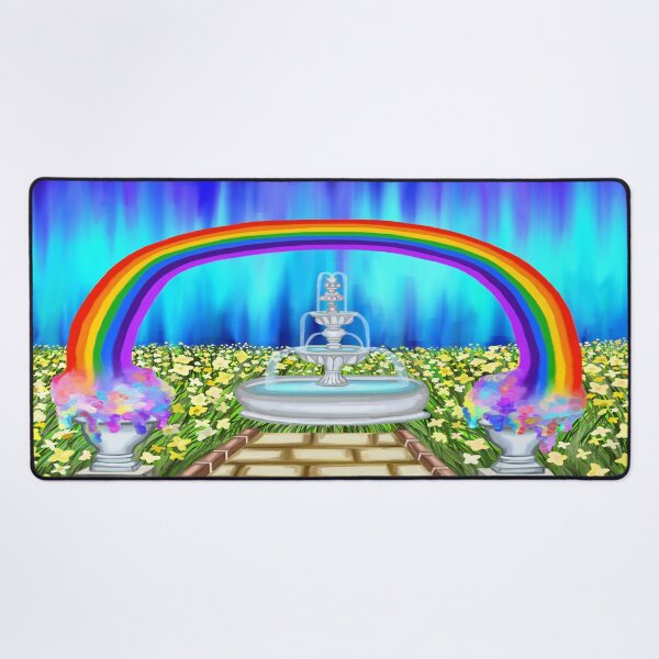 Item preview, Spring Flower Rainbow Garden Landscape  designed and sold by Deborah Camp.