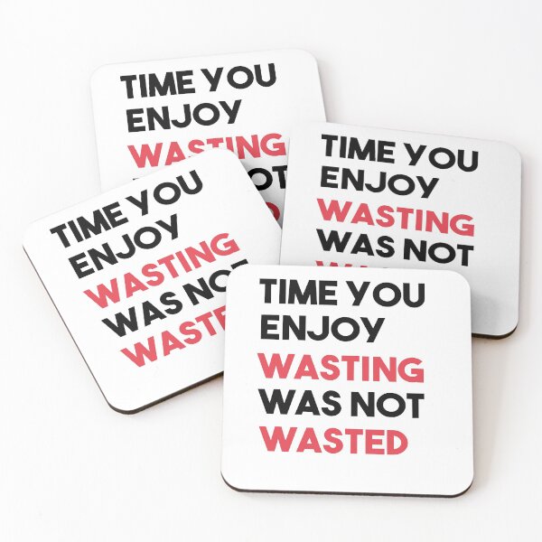 Item preview, John Lennon quote - Time not wasted designed and sold by Heddar Badreddine.