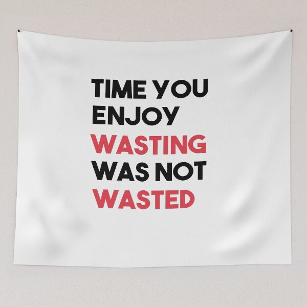 Item preview, John Lennon quote - Time not wasted designed and sold by Heddar Badreddine.