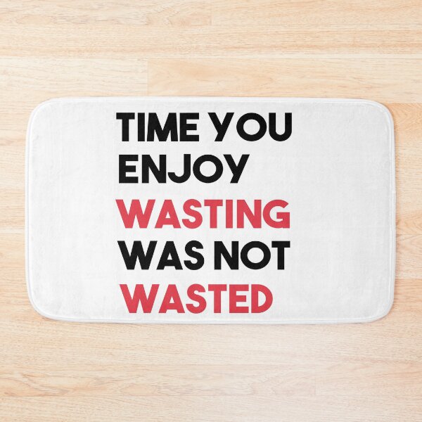 Item preview, John Lennon quote - Time not wasted designed and sold by Heddar Badreddine.