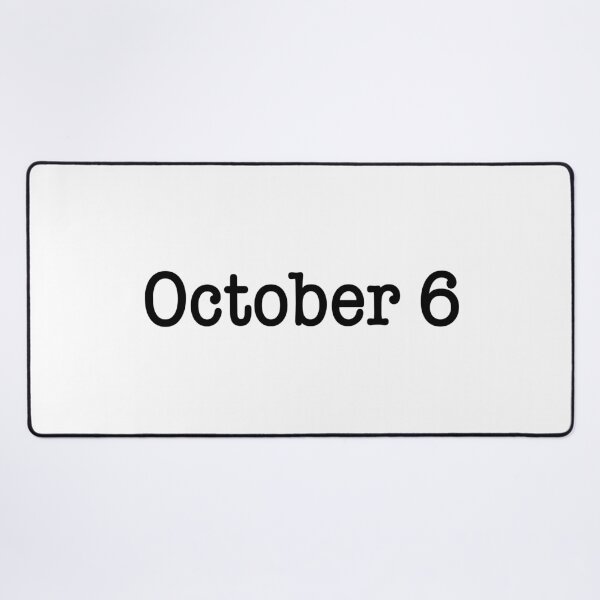 Item preview, October 6 designed and sold by ellebackup.