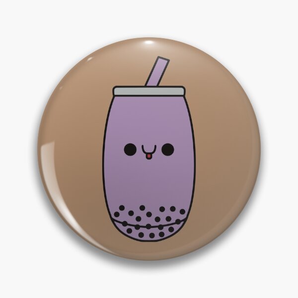 Item preview, Cute Taro Bubble Tea - Kawaii Boba Tea designed and sold by KawaiiByDice.