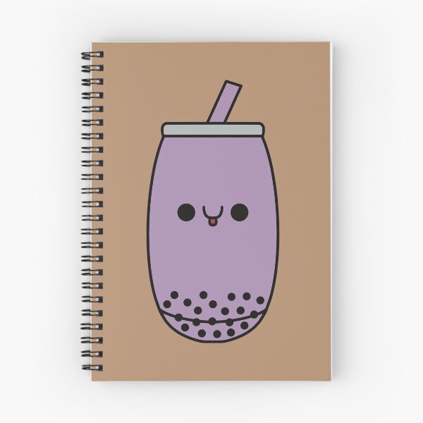 Item preview, Cute Taro Bubble Tea - Kawaii Boba Tea designed and sold by KawaiiByDice.
