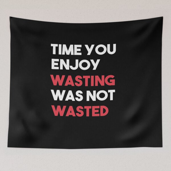 Item preview, John Lennon quote - Time not wasted designed and sold by Heddar Badreddine.