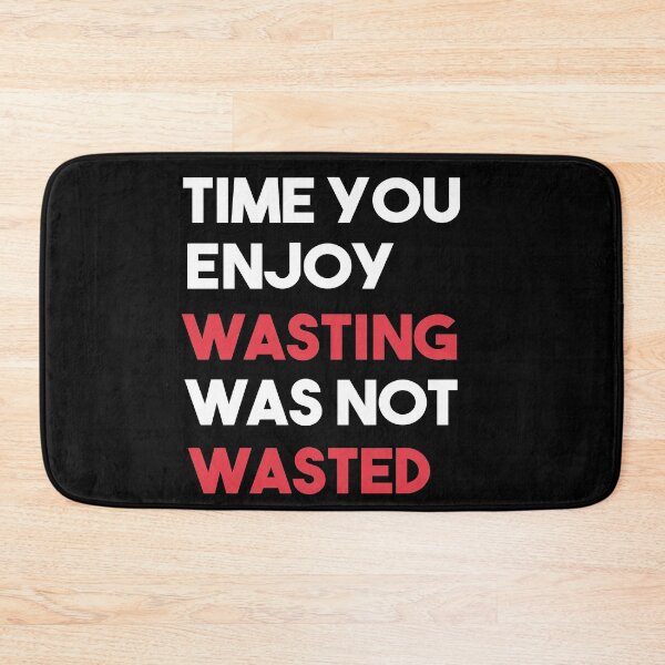 Item preview, John Lennon quote - Time not wasted designed and sold by Heddar Badreddine.