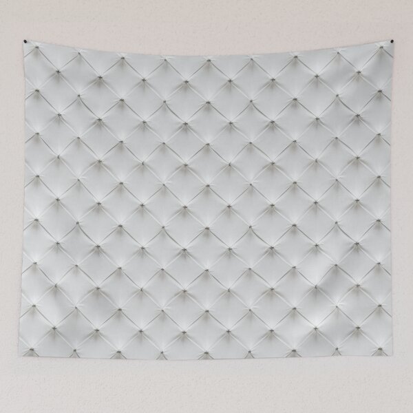 Item preview, White Tufted Print designed and sold by newburyboutique.