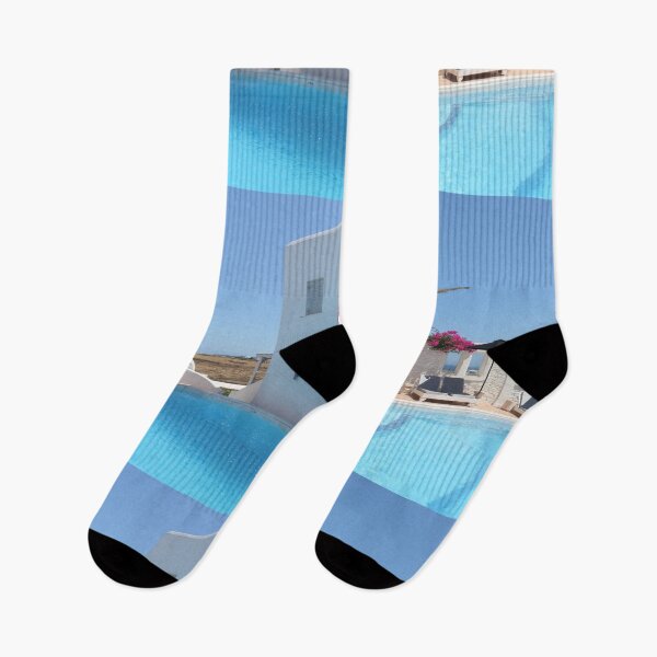 Item preview, Santorini, Greece, Swimming Pool designed and sold by newburyboutique.