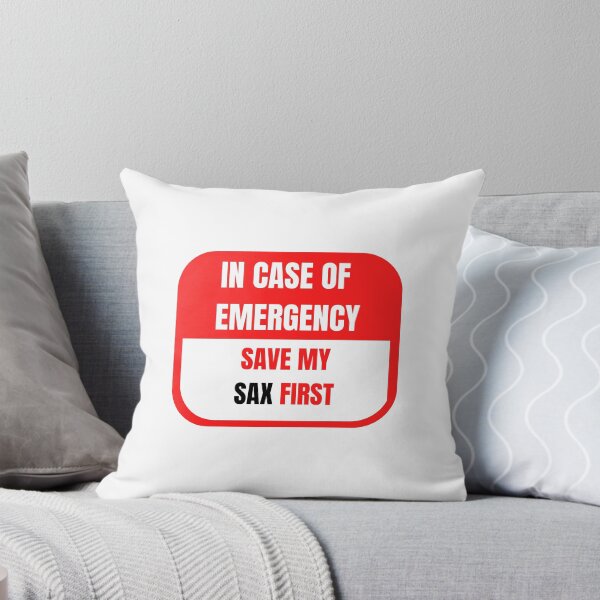 Item preview, In Case of Emergency, Save my Sax First designed and sold by choceclairs.