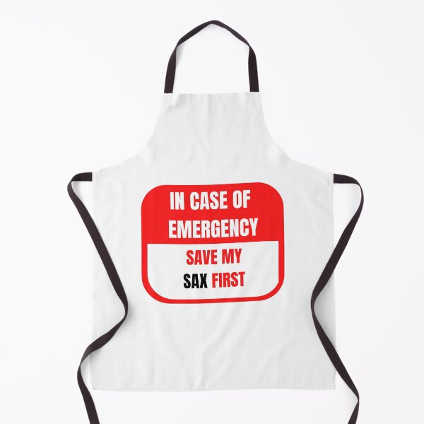 Item preview, In Case of Emergency, Save my Sax First designed and sold by choceclairs.