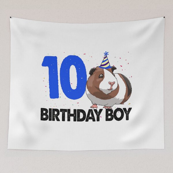 Item preview, Birthday Boy 10 Guinea Pig designed and sold by Bendthetrend.