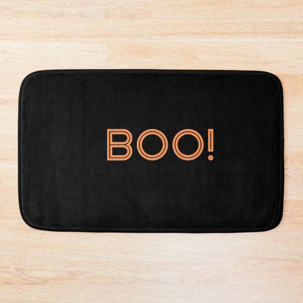 Item preview, Boo! (Funny Minimalist) - Orange Block designed and sold by SilkenDove.