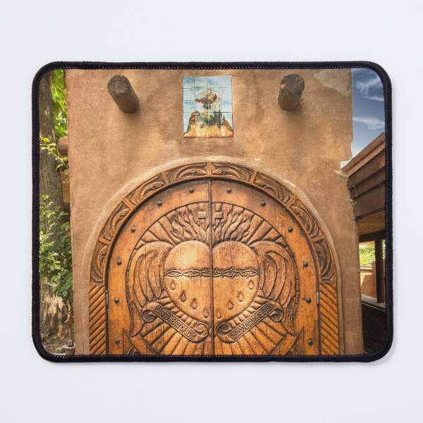 Item preview, Sacred Heart of Jesus Carved Wood Doors by Debra Martz designed and sold by Debra Martz.