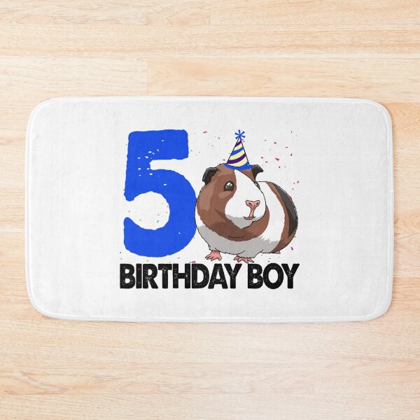 Item preview, Birthday Boy 5 Guinea Pig designed and sold by Bendthetrend.