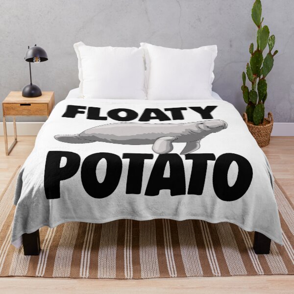 Item preview, Floaty Potato Manatees designed and sold by Bendthetrend.