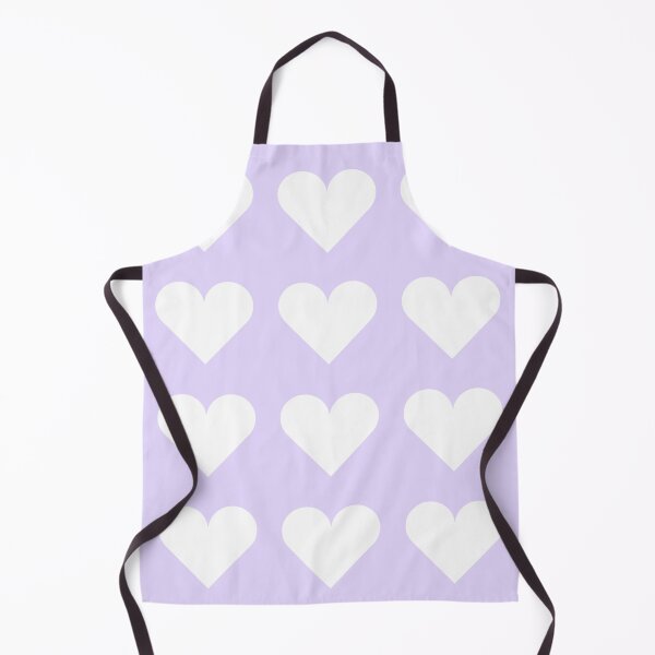 Item preview, Large WHITE & LILAC LOVE HEARTS designed and sold by RachelMacht.