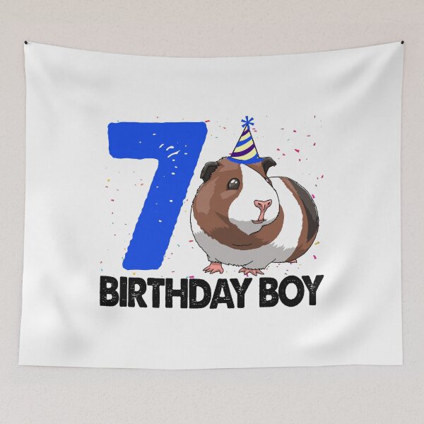 Item preview, Birthday Boy 7 Guinea Pig designed and sold by Bendthetrend.