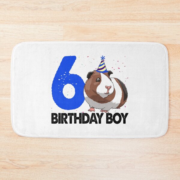 Item preview, Birthday Boy 6 Guinea Pig designed and sold by Bendthetrend.