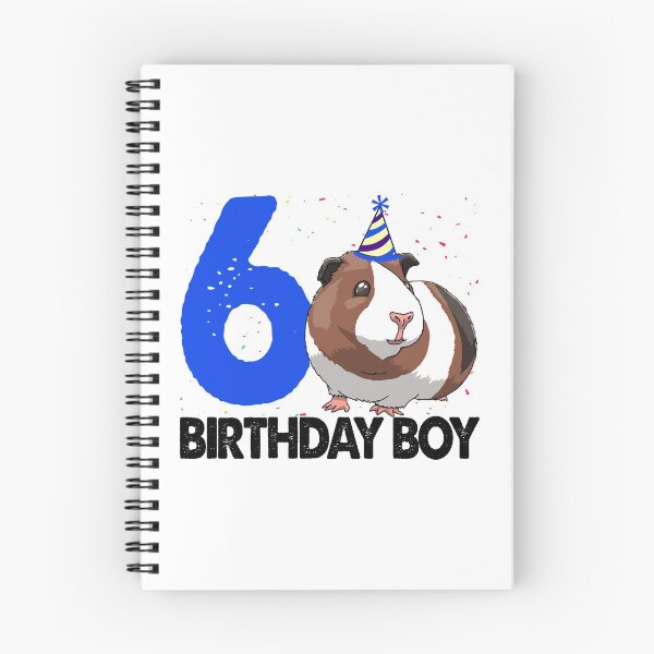 Item preview, Birthday Boy 6 Guinea Pig designed and sold by Bendthetrend.
