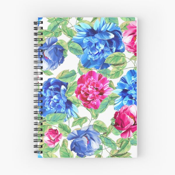 Artikelvorschau, Blue and Dark Pink Peony Pattern entworfen und verkauft von Sport-it.