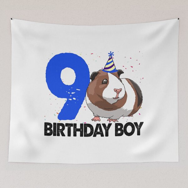 Item preview, Birthday Boy 9 Guinea Pig designed and sold by Bendthetrend.