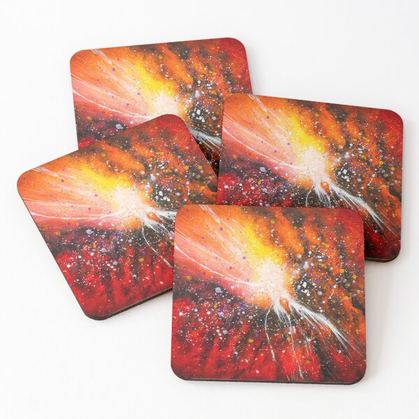 Item preview, Red lightening abstract designed and sold by Red Witch Art.