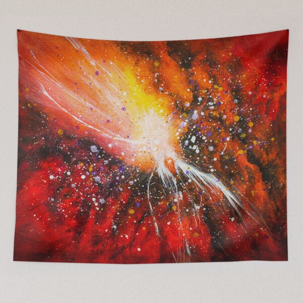 Item preview, Red lightening abstract designed and sold by Red Witch Art.