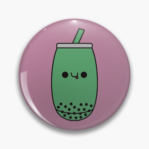 Item preview, Cute Matcha Bubble Tea - Kawaii Boba Tea designed and sold by KawaiiByDice.