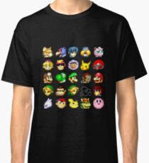 Super Smash Bros. Melee Neutral Stock Icons Classic T-Shirt