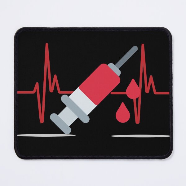 Item preview, HEARTBEAT PHLEBOTOMIST/HEMATOLOGY PULSE /Micro designed and sold by Hippiesole.