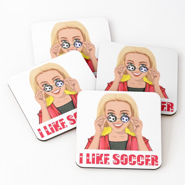 Item preview, I like soccer designed and sold by mostheristore.