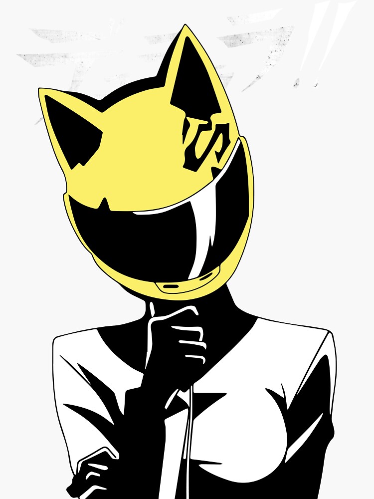 Aperçu 3 sur 3. Sticker avec l'œuvre Celty de Durarara ! créée et vendue par RowdyGerbil.
