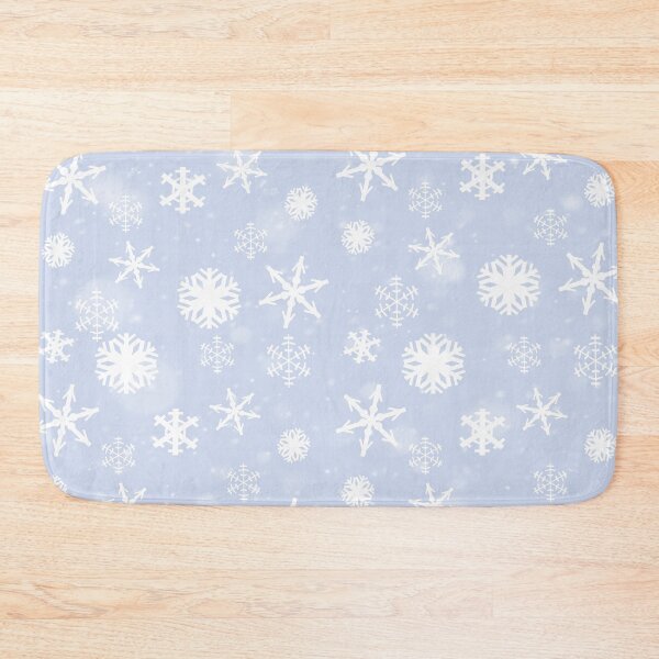 Item preview, Snowflakes on pastel blue designed and sold by bkdoodles.