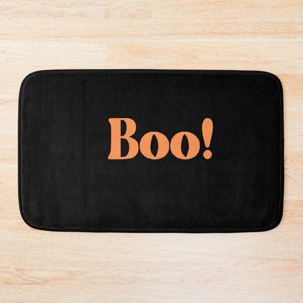 Item preview, Boo! (Funny Minimalist) - Orange Creepy designed and sold by SilkenDove.