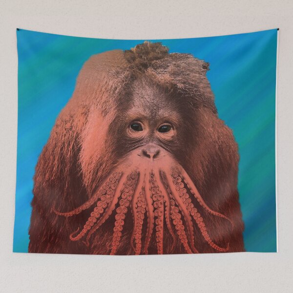 Item preview, Orangutan as Spirit Animal designed and sold by Loveday Funck.