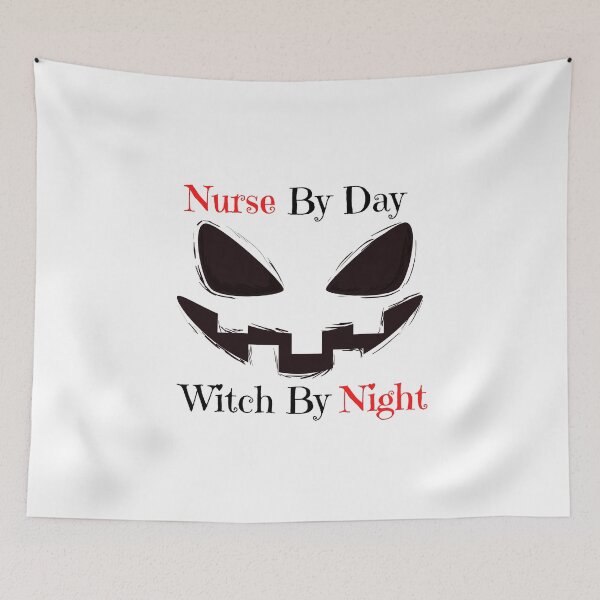 Item preview, Nurse By Day Witch By Night designed and sold by Chanchane Store.