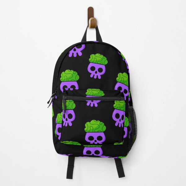Artikelvorschau, Niedliches Halloween-Zombie-Schädel-nahtloses Muster schwarz entworfen und verkauft von Cute-World.