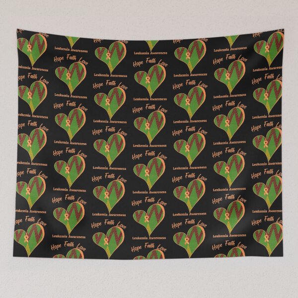 Item preview, Leukemia Cancer Awareness - Hope Faith Love designed and sold by Cancer Support  Regal Studio.